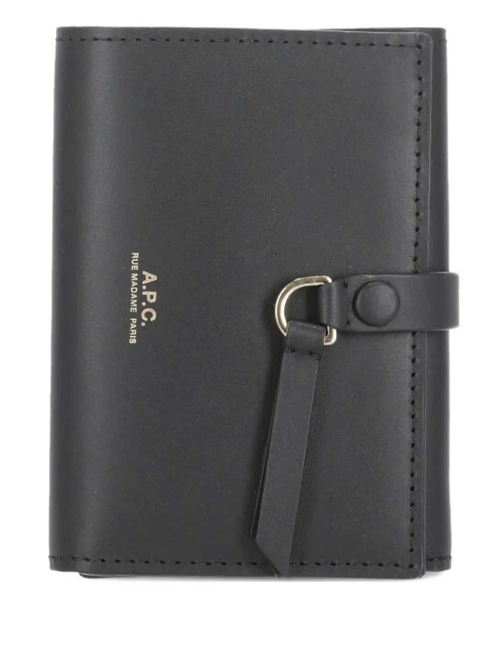 Кошелек на кнопке A.P.C., черный
Кошелек на кнопке A.P.C., черный