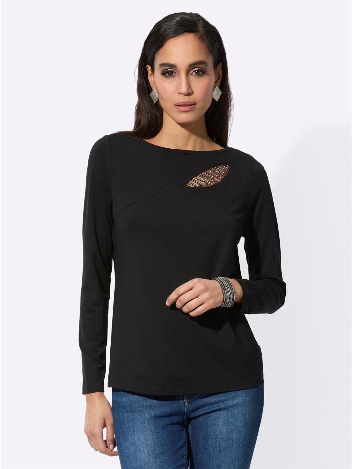 Рубашка с длинными рукавами черного цвета creation L
Рубашка с длинными рукавами черного цвета creation L