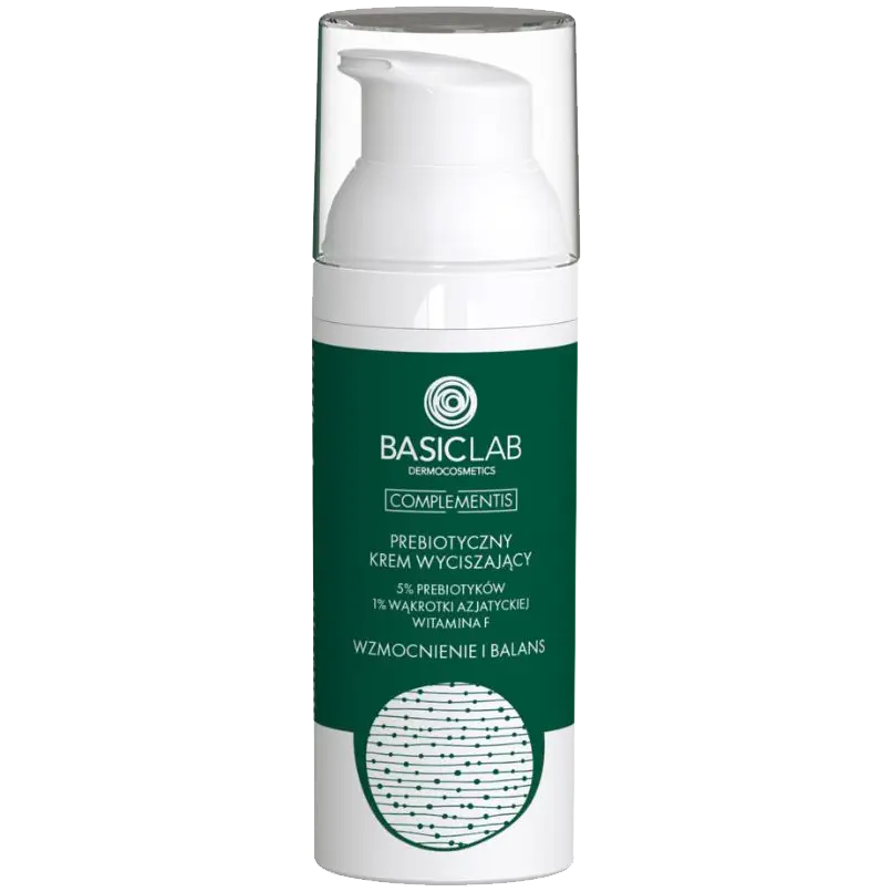 Basiclab Complementis успокаивающий крем для лица с пребиотиком, 50 мл
Basiclab Complementis успокаивающий крем для лица с пребиотиком, 50 мл