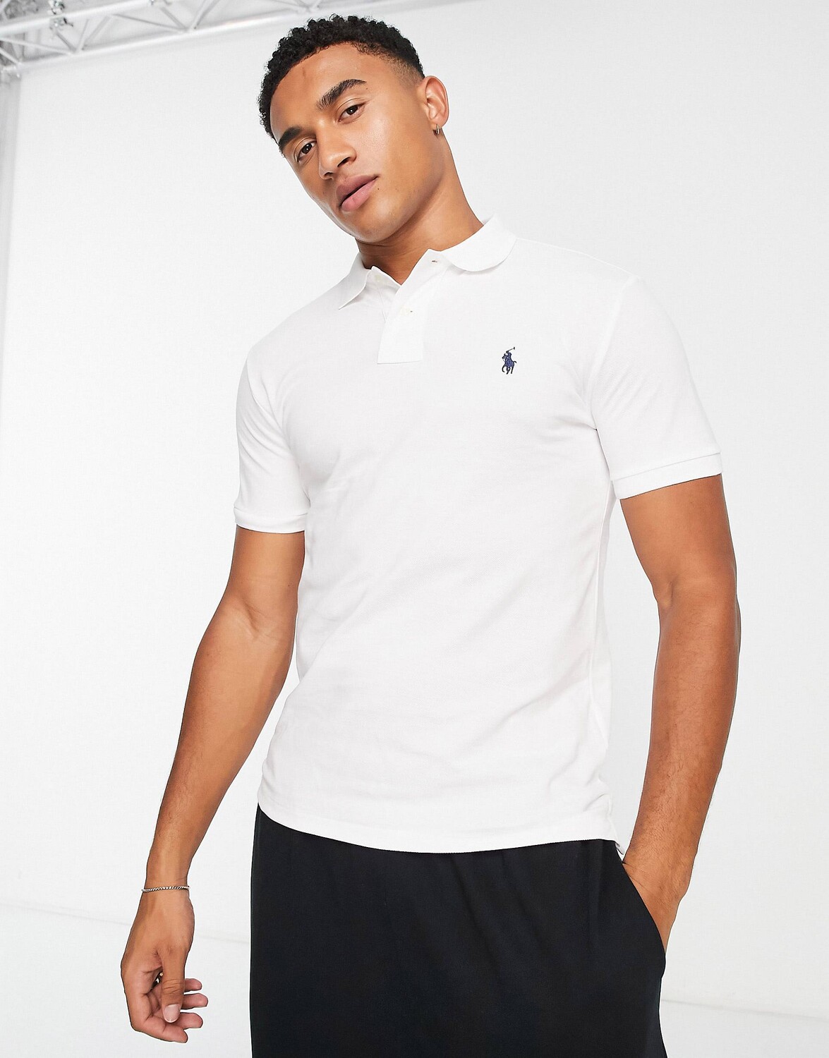 Белая футболка-поло с логотипом Polo Ralph Lauren, Белый, Белая футболка-поло с логотипом Polo Ralph Lauren 
Белая футболка-поло с логотипом Polo Ralph Lauren, Белый, Белая футболка-поло с логотипом Polo Ralph Lauren