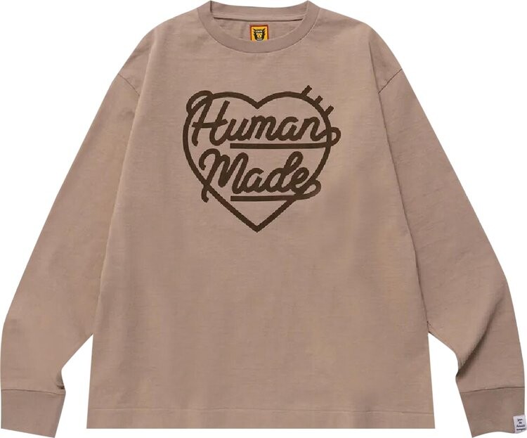 Футболка Human Made Heart Long-Sleeve T-Shirt 'Beige', загар
Футболка Human Made Heart Long-Sleeve T-Shirt 'Beige', загар
