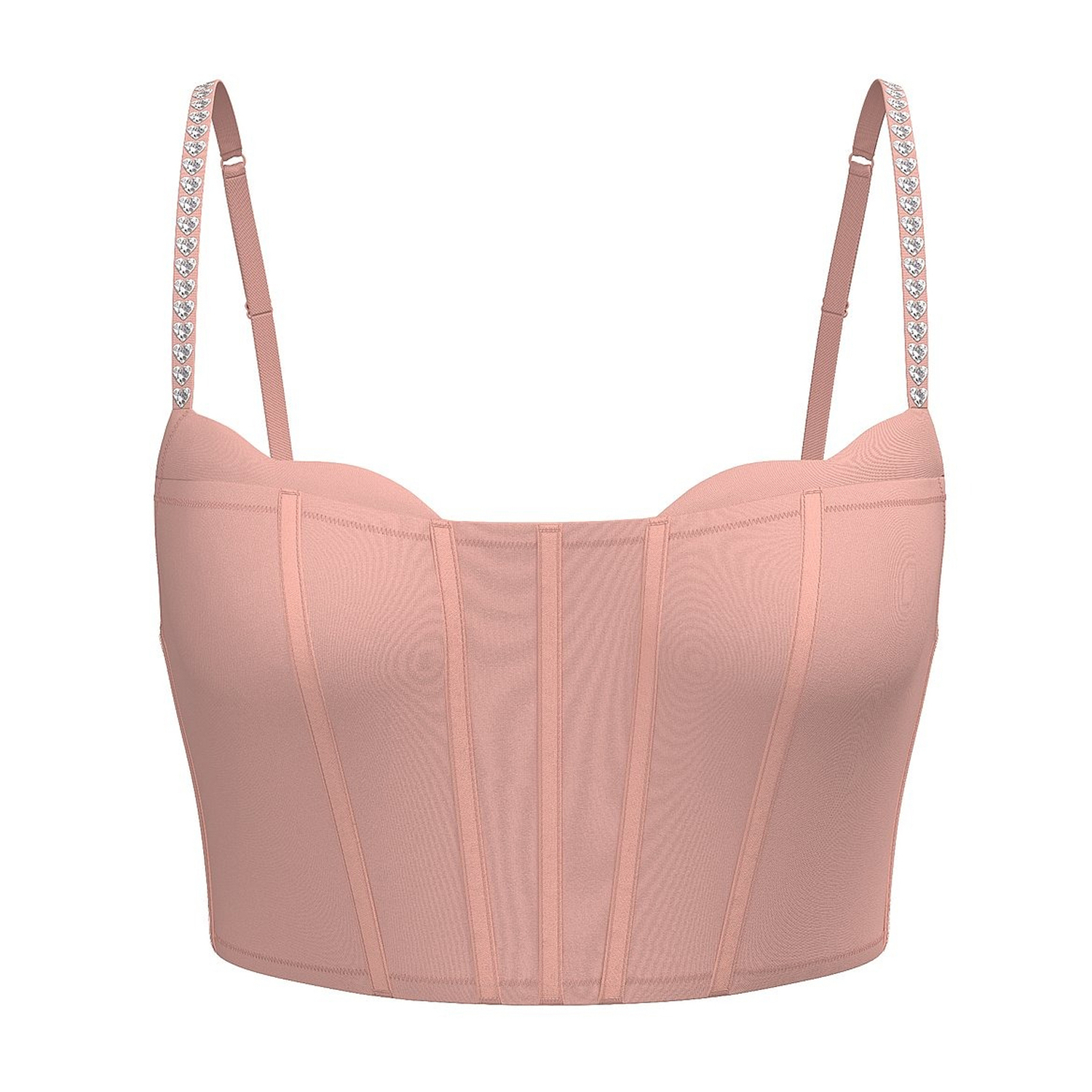 Топ-корсет Victoria's Secret Twinkle Petal Heart, розовый
Топ-корсет Victoria's Secret Twinkle Petal Heart, розовый