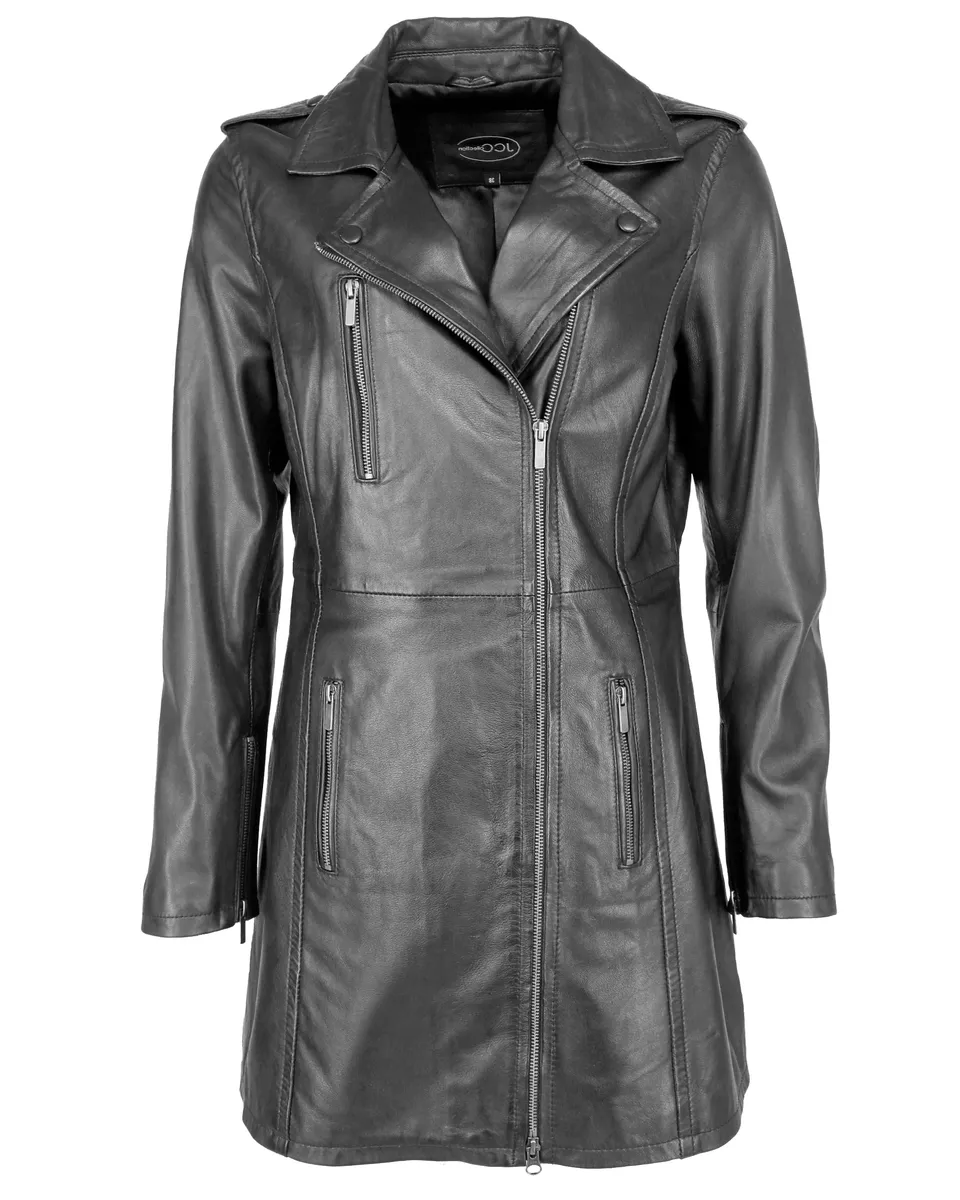 Кожаное пальто JCC "31020128", черный
Кожаное пальто JCC "31020128", черный