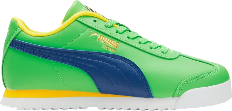 Кроссовки Puma Roma Big Kid Country Pack - Brazil, зеленый
Кроссовки Puma Roma Big Kid Country Pack - Brazil, зеленый