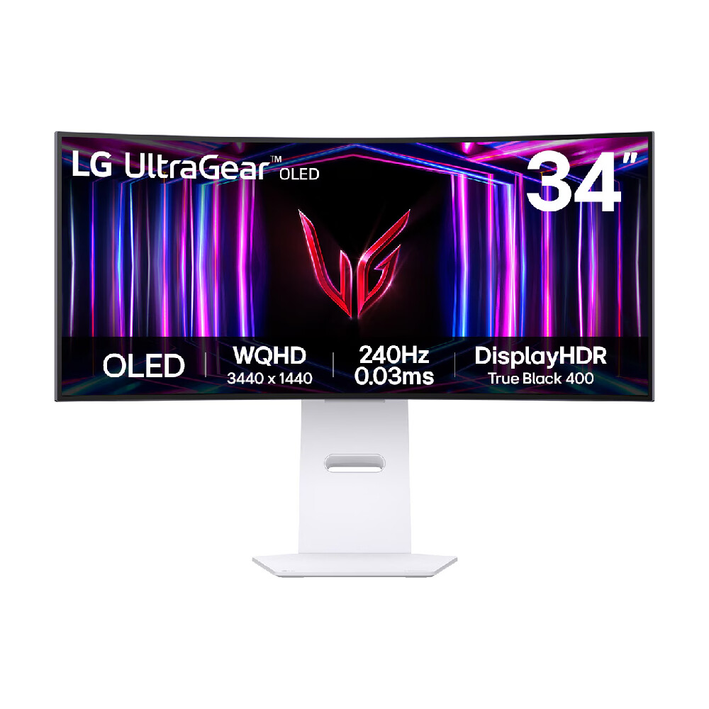 Игровой изогнутый монитор LG UltraGear 34GS95QE-W, 33.9", 3440х1440, OLED, 240 Гц, белый
Игровой изогнутый монитор LG UltraGear 34GS95QE-W, 33.9", 3440х1440, OLED, 240 Гц, белый