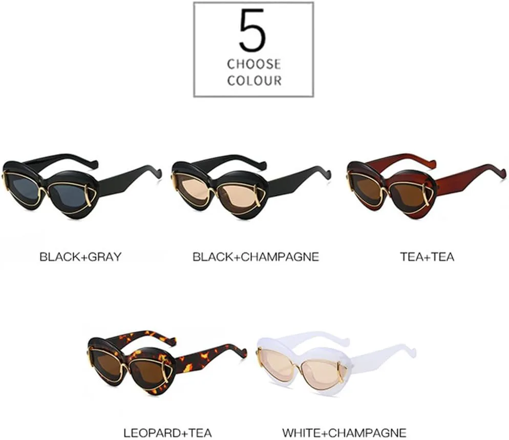 Ретро-солнцезащитные очки «кошачий глаз» большого размера для женщин и мужчин, модные очки с уникальными линзами и защитой от УФ-излучения UV400 HVTVTLA, Black Grey
Ретро-солнцезащитные очки «кошачий глаз» большого размера для женщин и мужчин, модные очки с уникальными линзами и защитой от УФ-излучения UV400 HVTVTLA, Black Grey