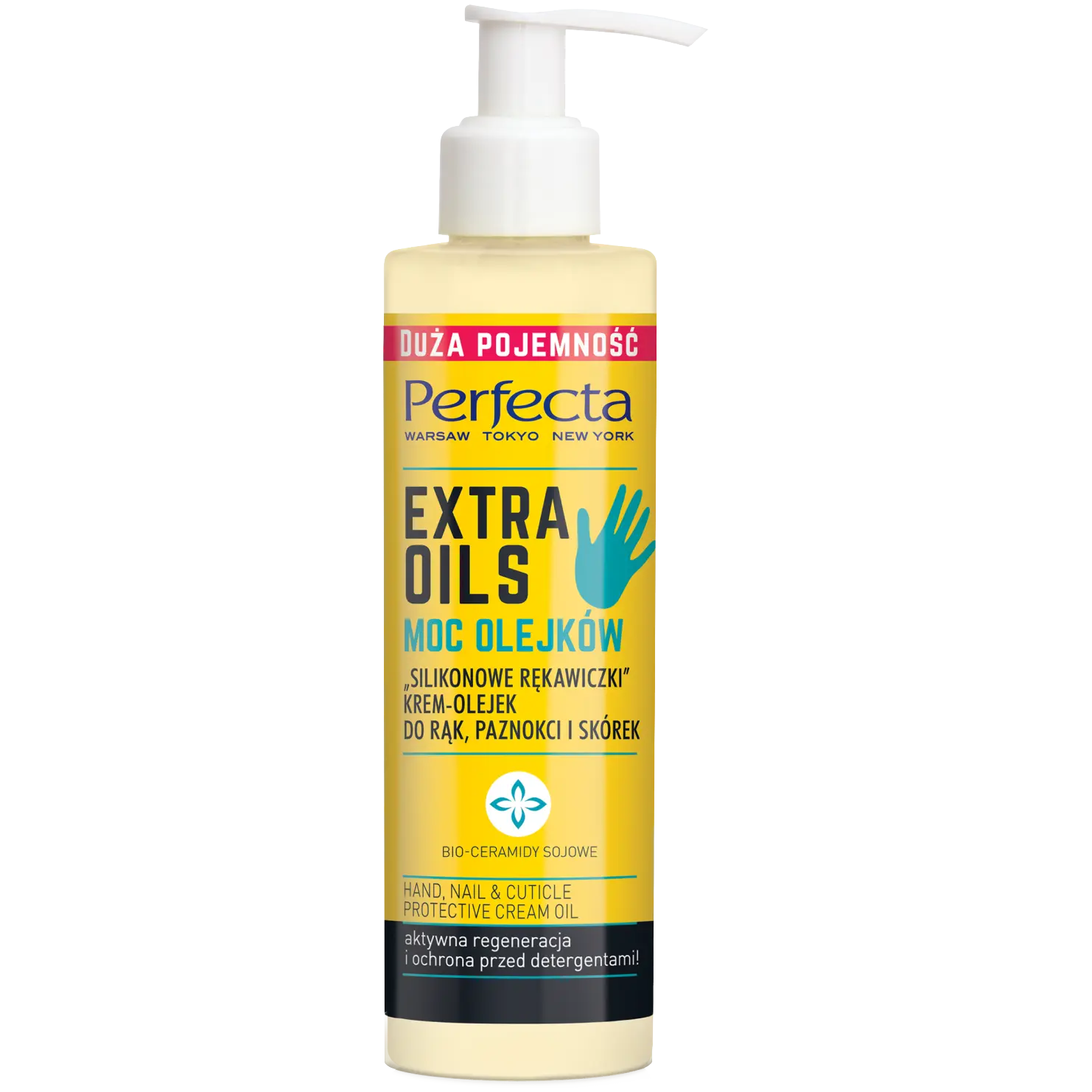 Perfecta Extra Oils „Silikonowe Rękawiczki” крем-масло для ногтей и кутикулы, 195 г
Perfecta Extra Oils „Silikonowe Rękawiczki” крем-масло для ногтей и кутикулы, 195 г