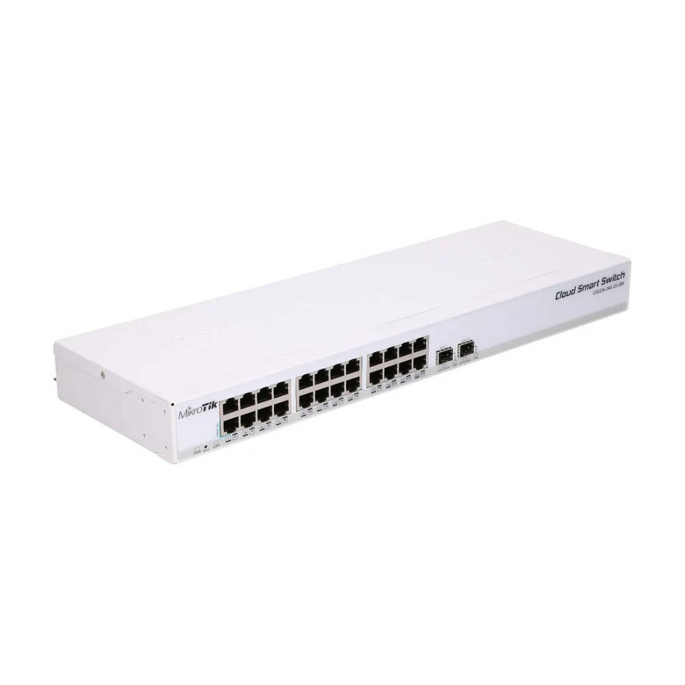 Коммутатор MikroTik CRS326-24G-2S+RM
Коммутатор MikroTik CRS326-24G-2S+RM