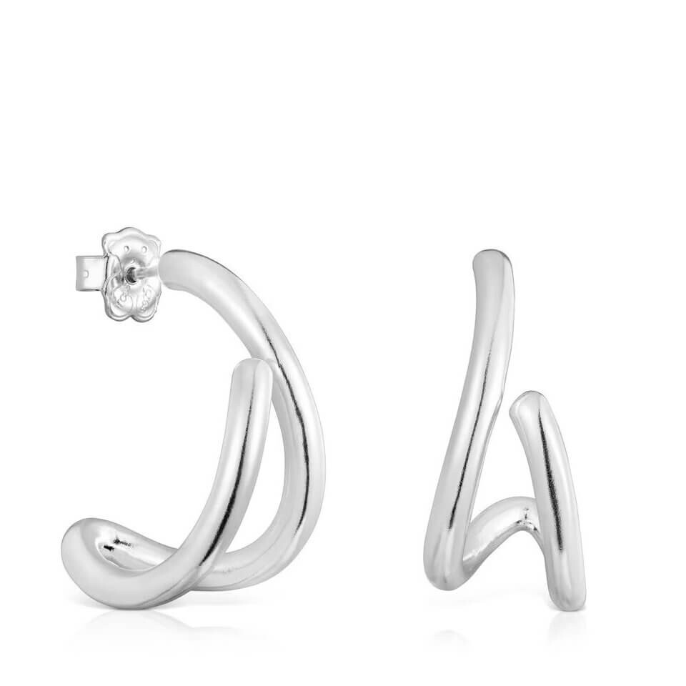 Серьги-кольца Tous Bent, серебро
Серьги-кольца Tous Bent, серебро