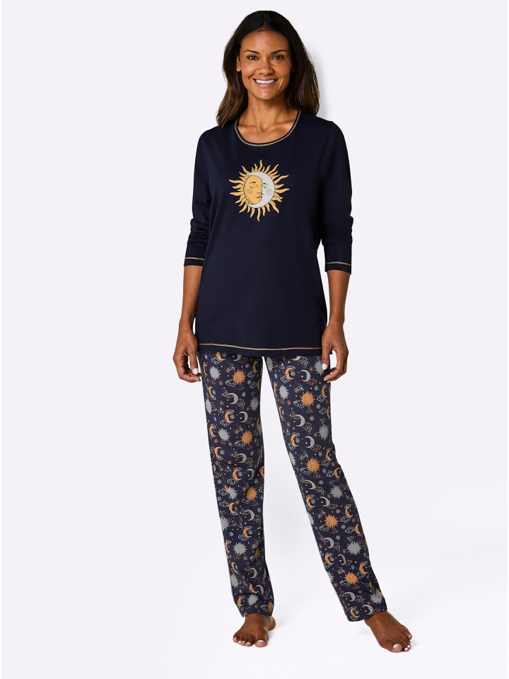 WITT WEIDEN Пижама с принтом в сине-охристых тонах
WITT WEIDEN Пижама с принтом в сине-охристых тонах