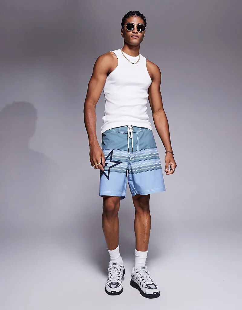 Длинные плавки Bershka с принтом зеленого цвета
Длинные плавки Bershka с принтом зеленого цвета