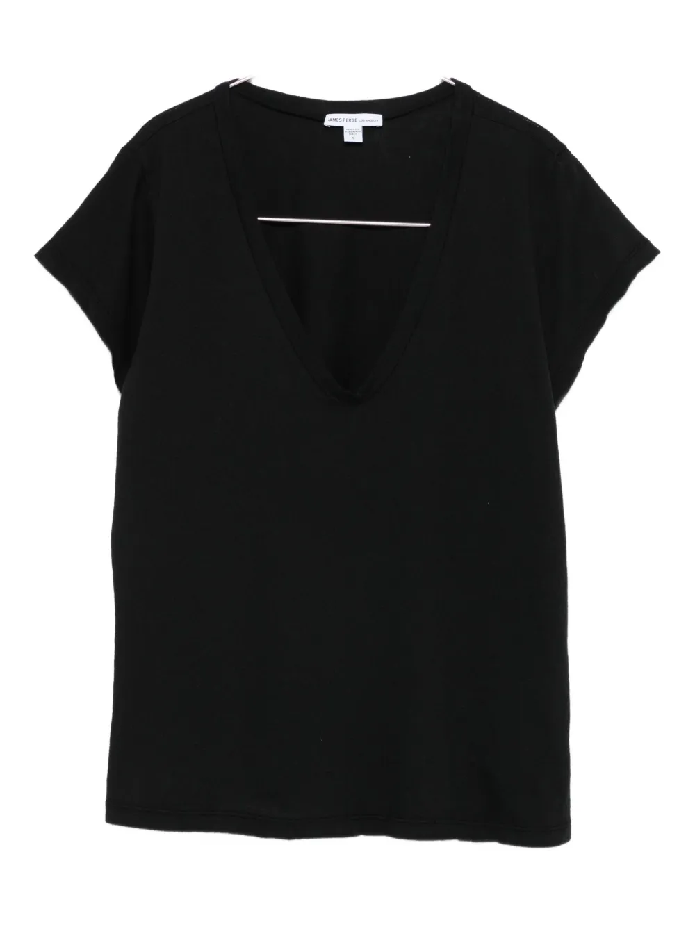 Футболка с V-образным вырезом и необработанными краями James Perse, черный
Футболка с V-образным вырезом и необработанными краями James Perse, черный