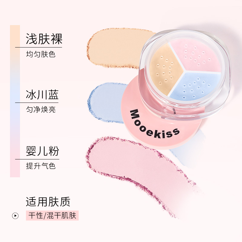 Рассыпчатая пудра для женщин Mooekiss
Рассыпчатая пудра для женщин Mooekiss