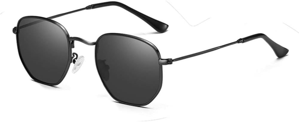 Классические поляризованные солнцезащитные очки для мужчин и женщин, шестиугольные солнцезащитные очки в стиле ретро, оправа из нержавеющей стали MTZJH, C1 Black Black
Классические поляризованные солнцезащитные очки для мужчин и женщин, шестиугольные солнцезащитные очки в стиле ретро, оправа из нержавеющей стали MTZJH, C1 Black Black