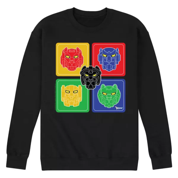Мужская флисовая толстовка Voltron Heads Licensed Character, черный
Мужская флисовая толстовка Voltron Heads Licensed Character, черный