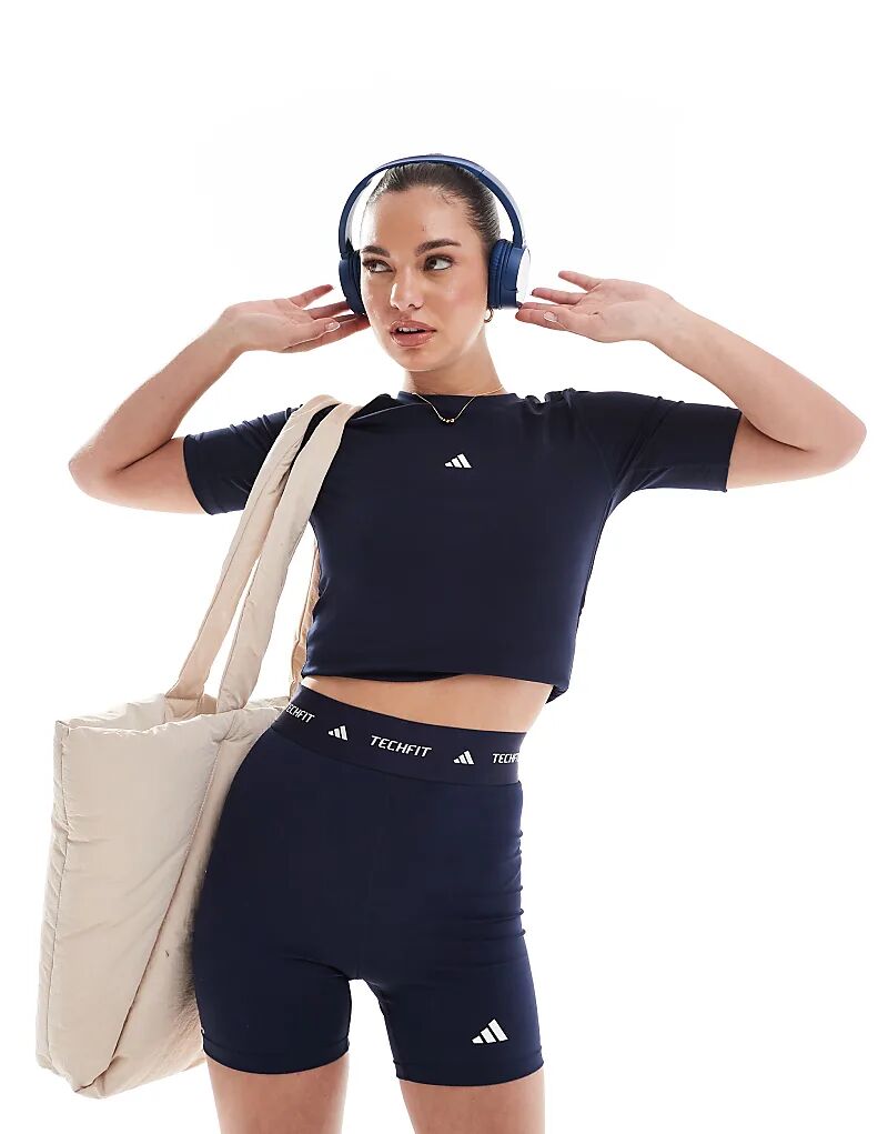 Шорты adidas Training Tech Fit темно-синего цвета adidas performance 
Шорты adidas Training Tech Fit темно-синего цвета adidas performance