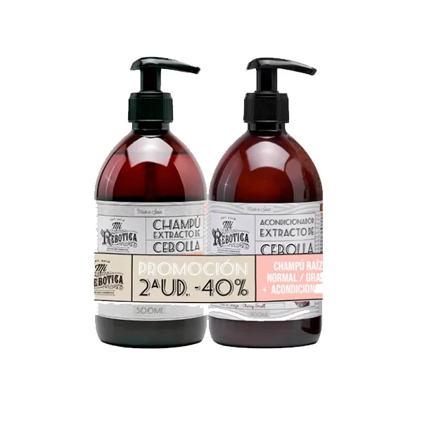 Очищение и питание Duplo Champú Original Cebolla + Acondicionador Mi Rebotica, 0 UD
Очищение и питание Duplo Champú Original Cebolla + Acondicionador Mi Rebotica, 0 UD