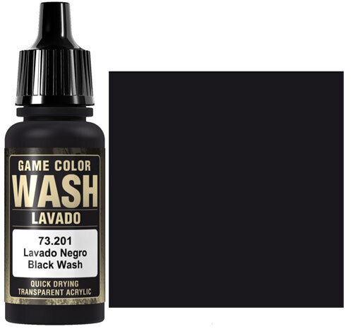 Аксессуары Vallejo Vallejo Game Color: Black Wash (17ml)
Аксессуары Vallejo Vallejo Game Color: Black Wash (17ml)