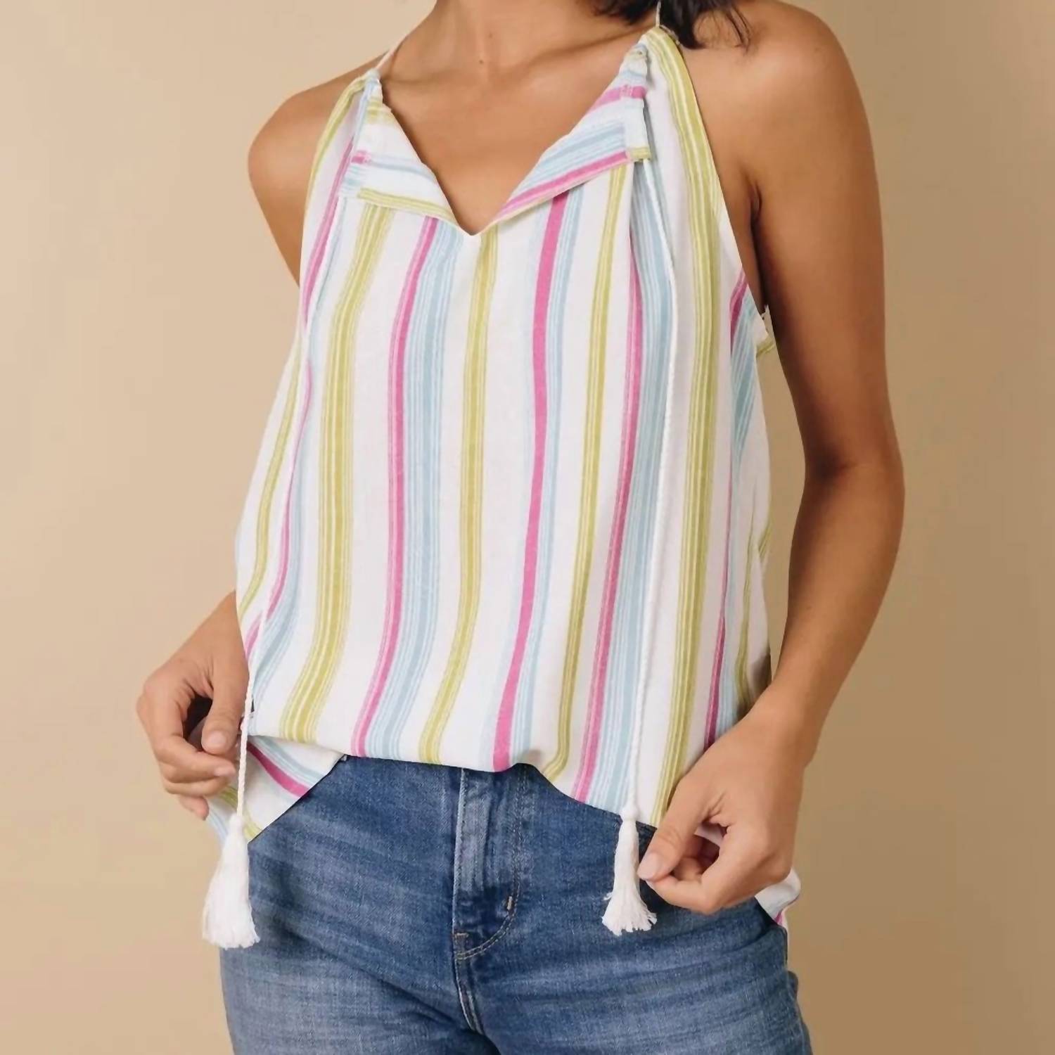 Полосатый майка-борцовка Marley в розовом мультиколоре Stay Warm In Style
Полосатый майка-борцовка Marley в розовом мультиколоре Stay Warm In Style