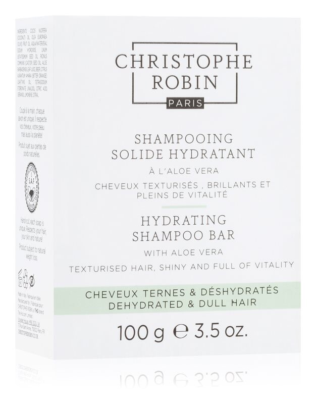 Шампунь для сухих и чувствительных волос Christophe Robin Hydrating Shampoo Bar with Aloe Vera
Шампунь для сухих и чувствительных волос Christophe Robin Hydrating Shampoo Bar with Aloe Vera