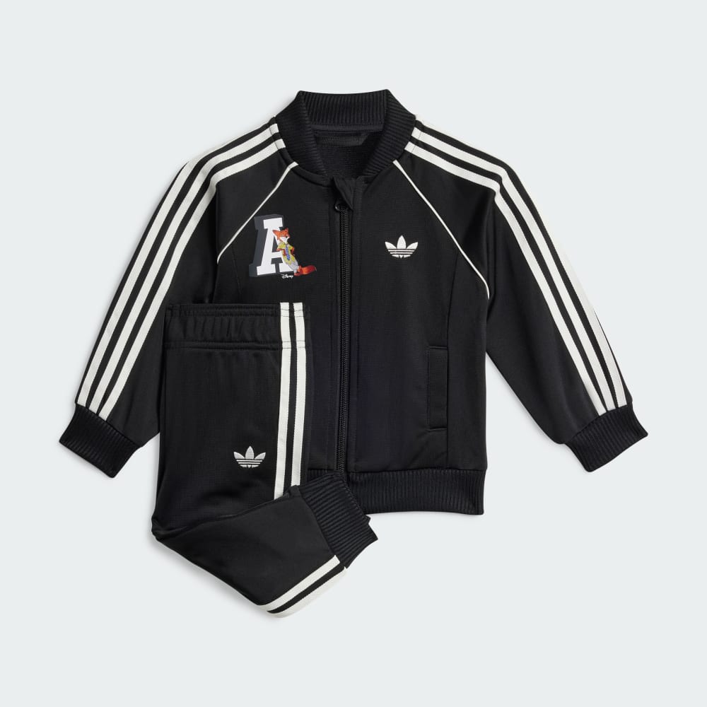 Спортивный костюм Adidas SST Disney Track Suit Kids, цвет Black/Off White
Спортивный костюм Adidas SST Disney Track Suit Kids, цвет Black/Off White