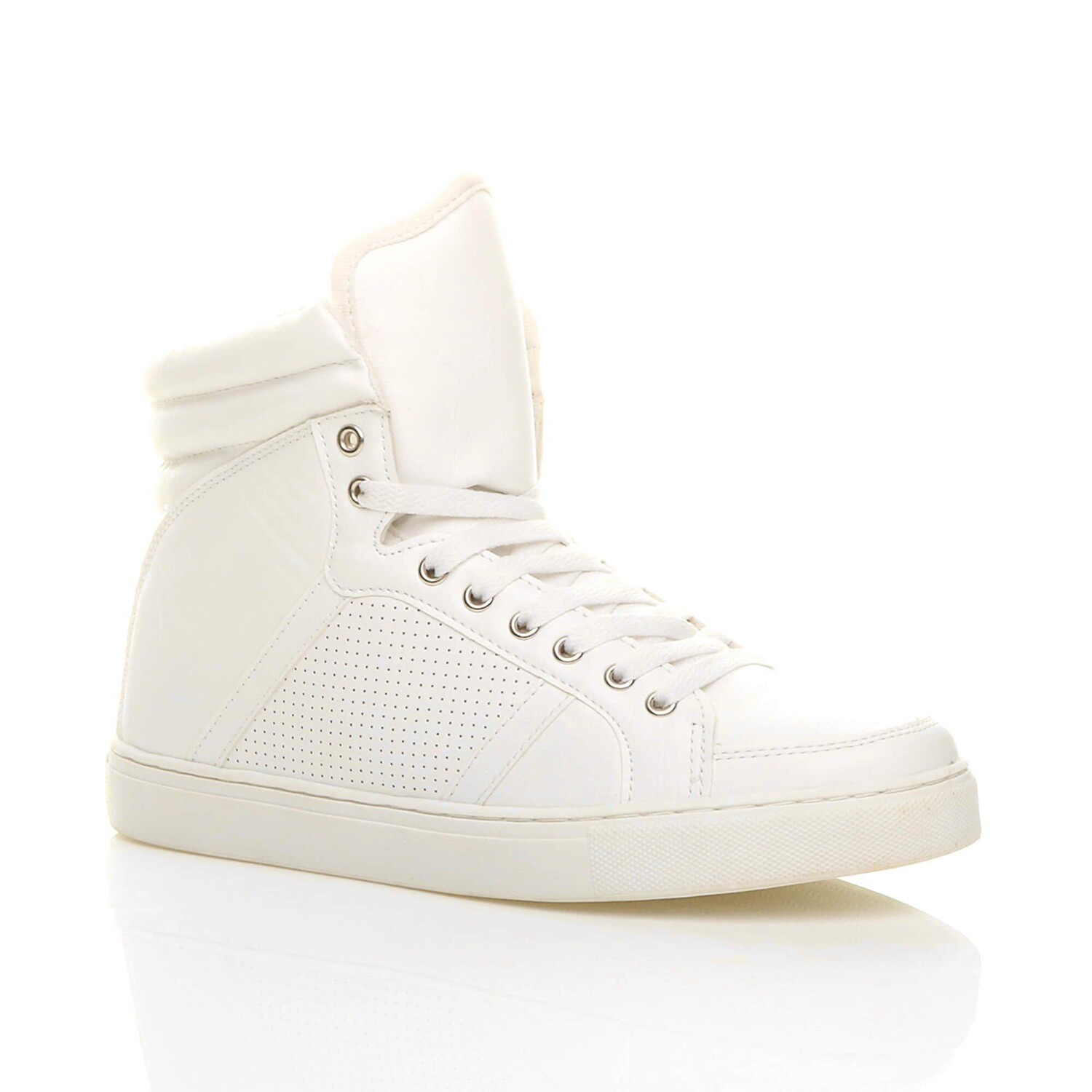 Кроссовки на плоской подошве со шнуровкой Высокие топы AJVANI, белый
Кроссовки на плоской подошве со шнуровкой Высокие топы AJVANI, белый