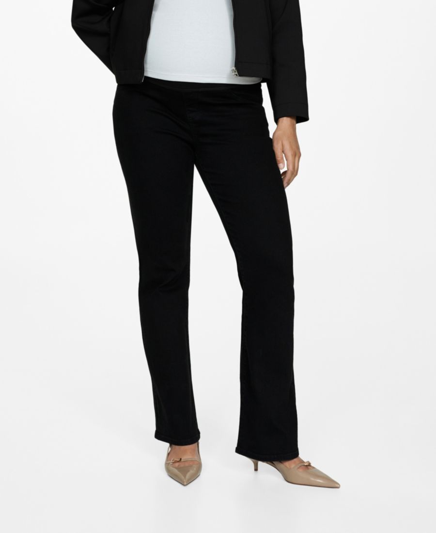 Женские расклешенные джинсы для беременных MANGO, Black denim
Женские расклешенные джинсы для беременных MANGO, Black denim