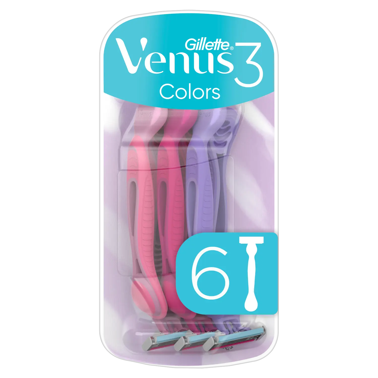 Gillette Venus 3 женские бритвы, 6 шт/1 упаковка
Gillette Venus 3 женские бритвы, 6 шт/1 упаковка