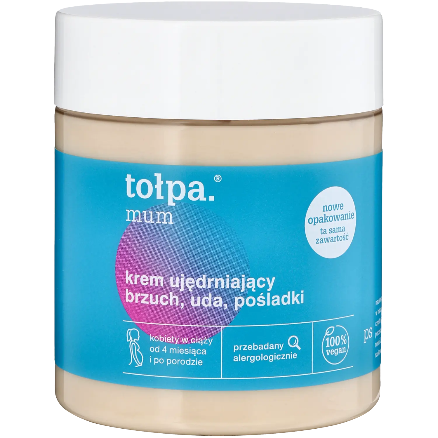 Tołpa Mum укрепляющий крем для живота, бедер и ягодиц, 250 мл
Tołpa Mum укрепляющий крем для живота, бедер и ягодиц, 250 мл