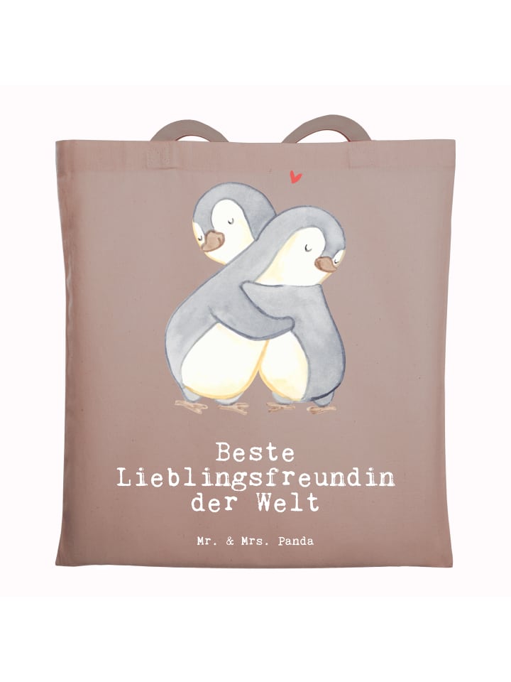 Сумка Mr. & Mrs. Panda Tragetasche Pinguin Beste Lieblingsfreundin der..., коричневая пастель
Сумка Mr. & Mrs. Panda Tragetasche Pinguin Beste Lieblingsfreundin der..., коричневая пастель