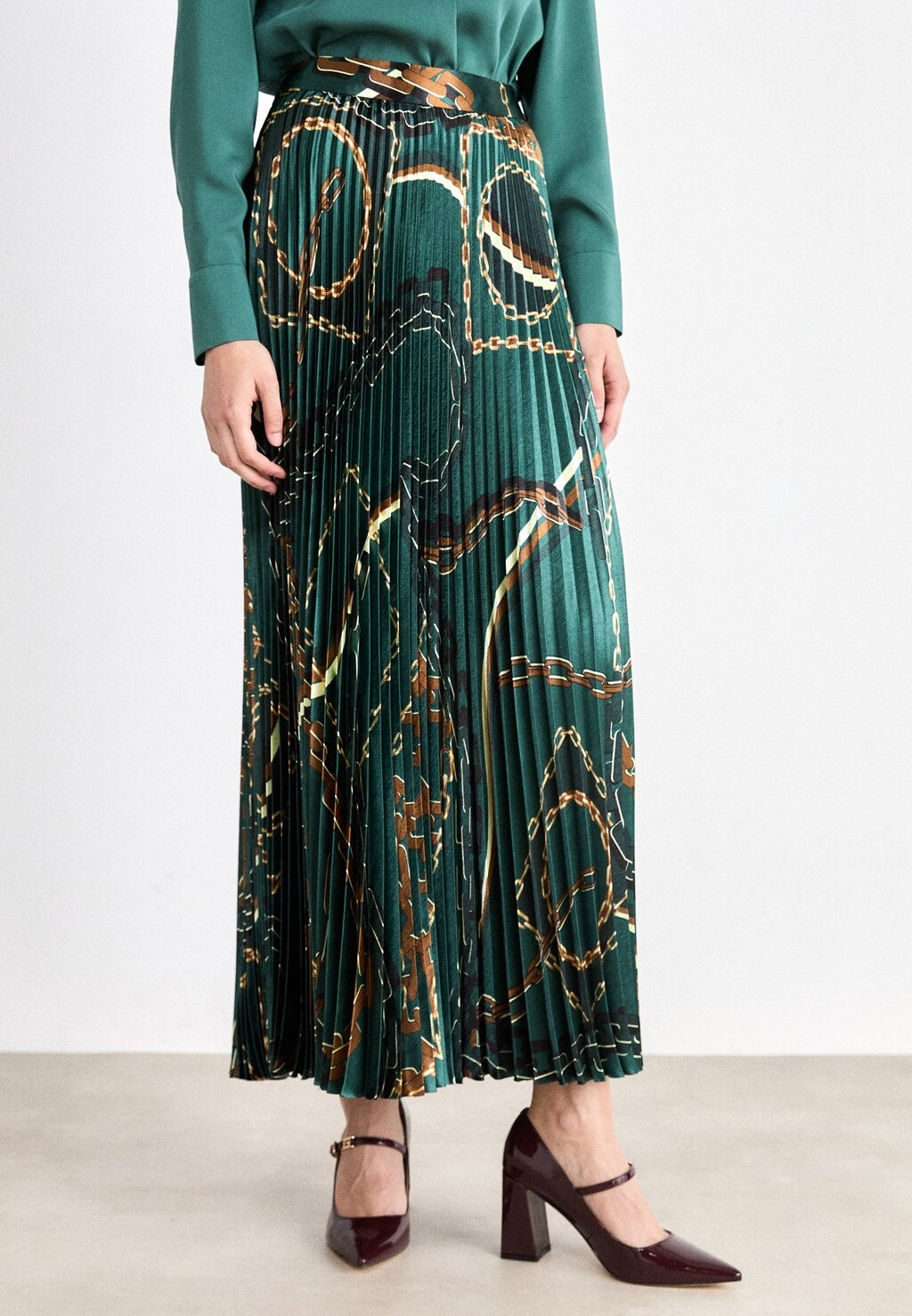 Юбка макси Marc Cain, темно-зеленый
Юбка макси Marc Cain, темно-зеленый