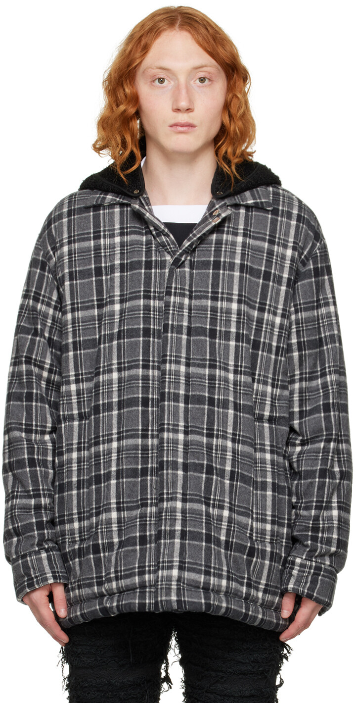 Черно-белая куртка-пуховик в шотландскую клетку 1017 ALYX 9SM, Черный, Черно-белая куртка-пуховик в шотландскую клетку 1017 ALYX 9SM 
Черно-белая куртка-пуховик в шотландскую клетку 1017 ALYX 9SM, Черный, Черно-белая куртка-пуховик в шотландскую клетку 1017 ALYX 9SM