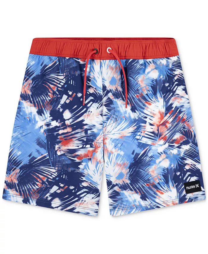 Плавки Big Boys Distorted Palm Hurley, синий 
Плавки Big Boys Distorted Palm Hurley, синий