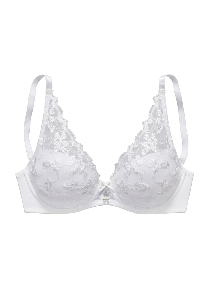 Бюстгальтер на косточках LASCANA, белый
Бюстгальтер на косточках LASCANA, белый