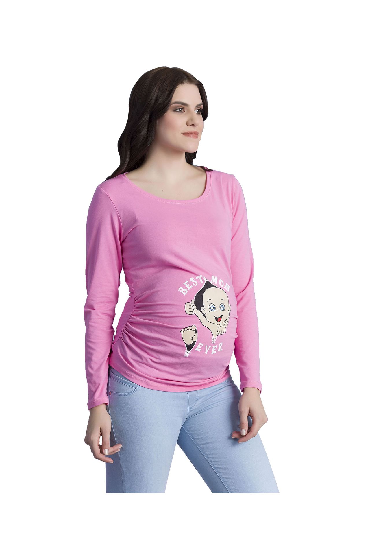 Рубашка для беременных с длинными рукавами и мотивом Best Mom Ever M.M.C., розовый
Рубашка для беременных с длинными рукавами и мотивом Best Mom Ever M.M.C., розовый