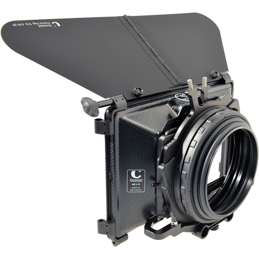 Chrosziel MB 415 Compact Wide Angle MatteBox for 15mm 415-02F114
Chrosziel MB 415 Compact Wide Angle MatteBox for 15mm 415-02F114
