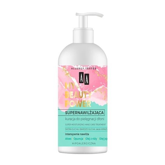 Суперувлажняющее средство для ухода за руками Опунция + Алоэ 275мл AA, My Beauty Power
Суперувлажняющее средство для ухода за руками Опунция + Алоэ 275мл AA, My Beauty Power
