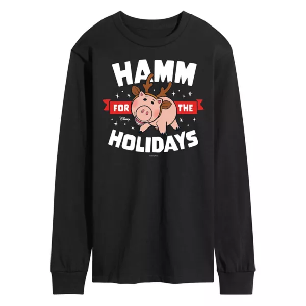 Мужская футболка с длинным рукавом и принтом «История игрушек 4 Хамм» для праздников Disney / Pixar, черный
Мужская футболка с длинным рукавом и принтом «История игрушек 4 Хамм» для праздников Disney / Pixar, черный