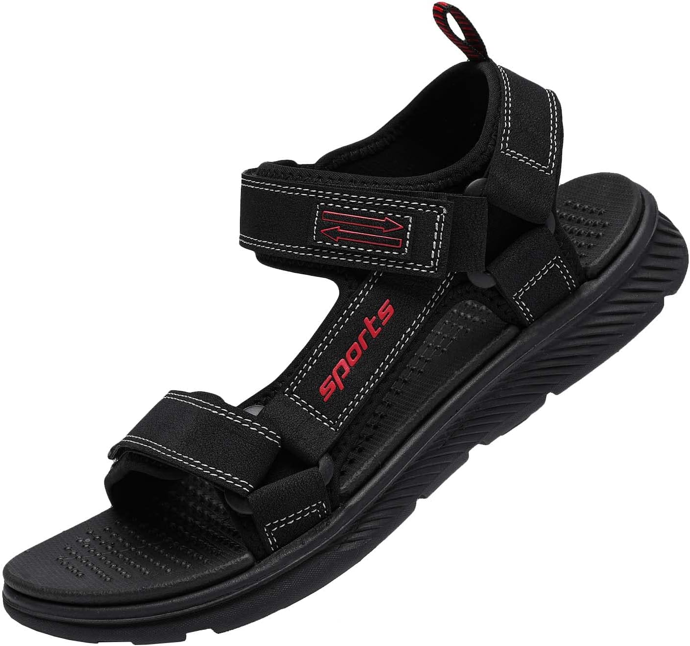 Мужские спортивные сандалии Eliogn с поддержкой свода стопы, с открытым носком, для походов по тропам, пляжные сандалии, летние водные обувь, черный
Мужские спортивные сандалии Eliogn с поддержкой свода стопы, с открытым носком, для походов по тропам, пляжные сандалии, летние водные обувь, черный