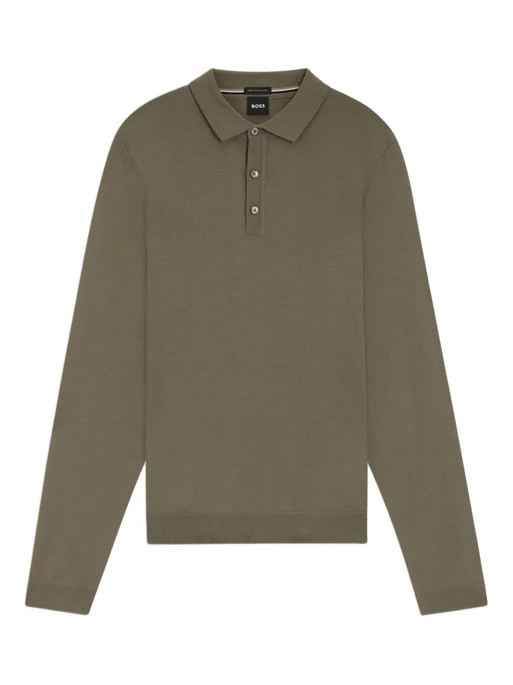 Поло с длинными рукавами на пуговицах Boss, зеленый
Поло с длинными рукавами на пуговицах Boss, зеленый