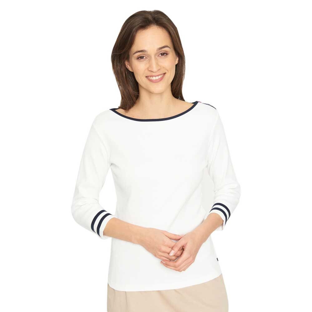 Футболка Sea Ranch Charlotte 3/4 Sleeve Round Neck, белый 
Футболка Sea Ranch Charlotte 3/4 Sleeve Round Neck, белый