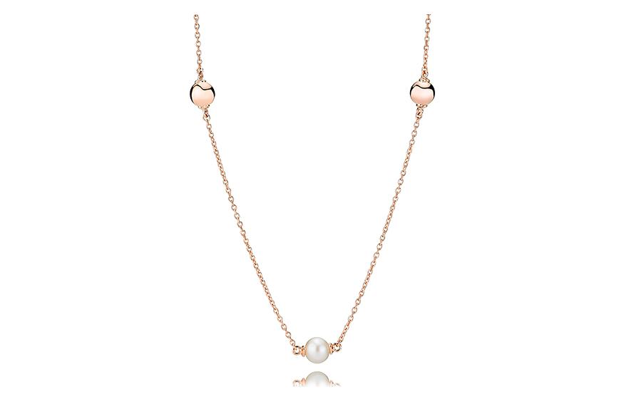 Женское колье из розового золота Pandora, розовое золото
Женское колье из розового золота Pandora, розовое золото