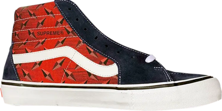 Кеды Vans Supreme x Sk8-Hi Pro Diamond Plate Navy Red, синий
Кеды Vans Supreme x Sk8-Hi Pro Diamond Plate Navy Red, синий