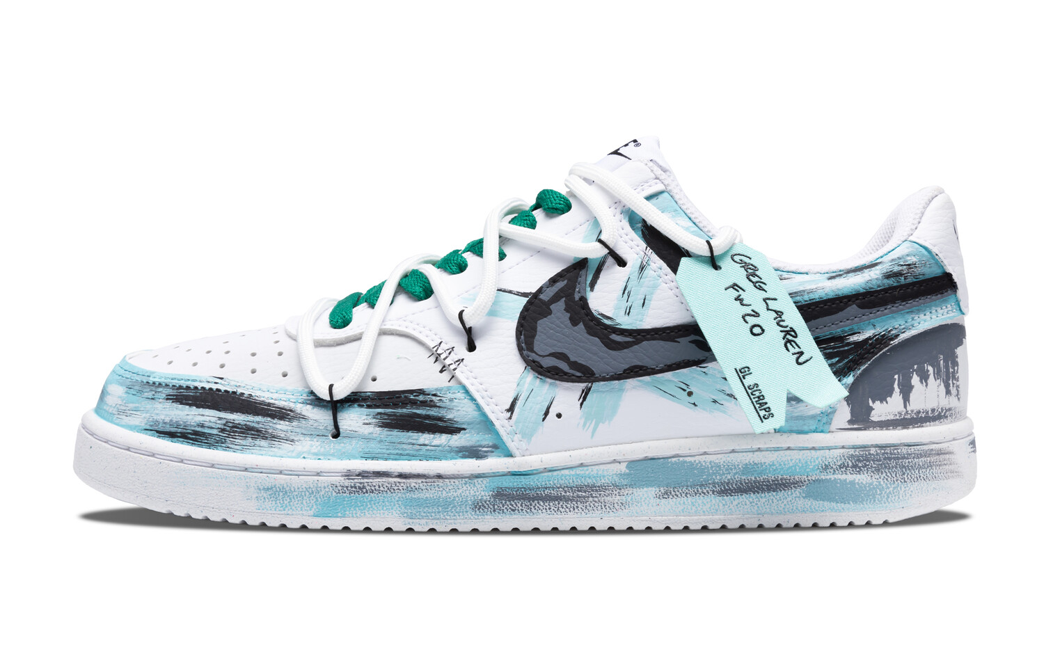 Кроссовки Nike Court Vision 1 Skateboarding Shoes Men Low-top Green/Black/Grey/, цвет Emerald 
Кроссовки Nike Court Vision 1 Skateboarding Shoes Men Low-top Green/Black/Grey/, цвет Emerald