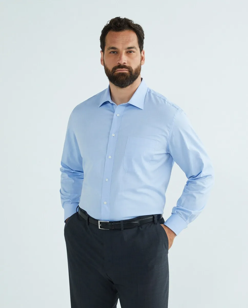 Мужская классическая рубашка большого размера Dustin, цвет Azul Medio
Мужская классическая рубашка большого размера Dustin, цвет Azul Medio