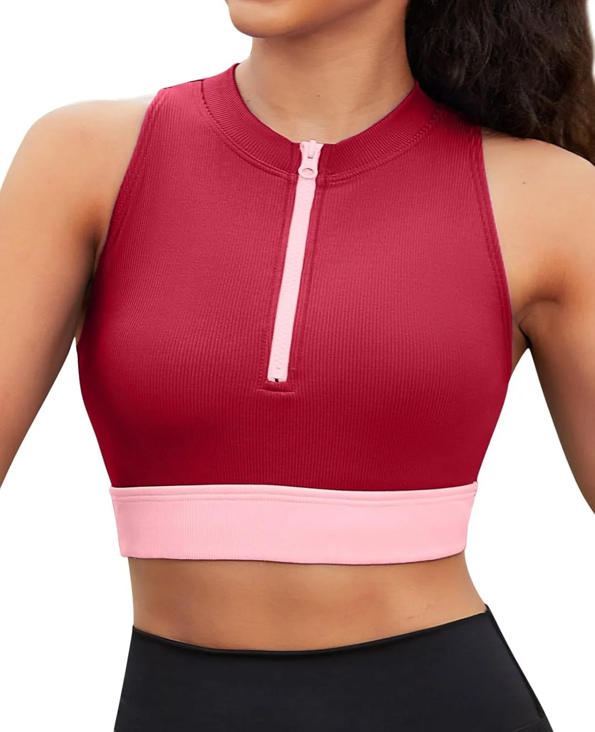 Beautyin Sleeveless Slim Fitted Crop Top для женщин с передней молнией
Beautyin Sleeveless Slim Fitted Crop Top для женщин с передней молнией