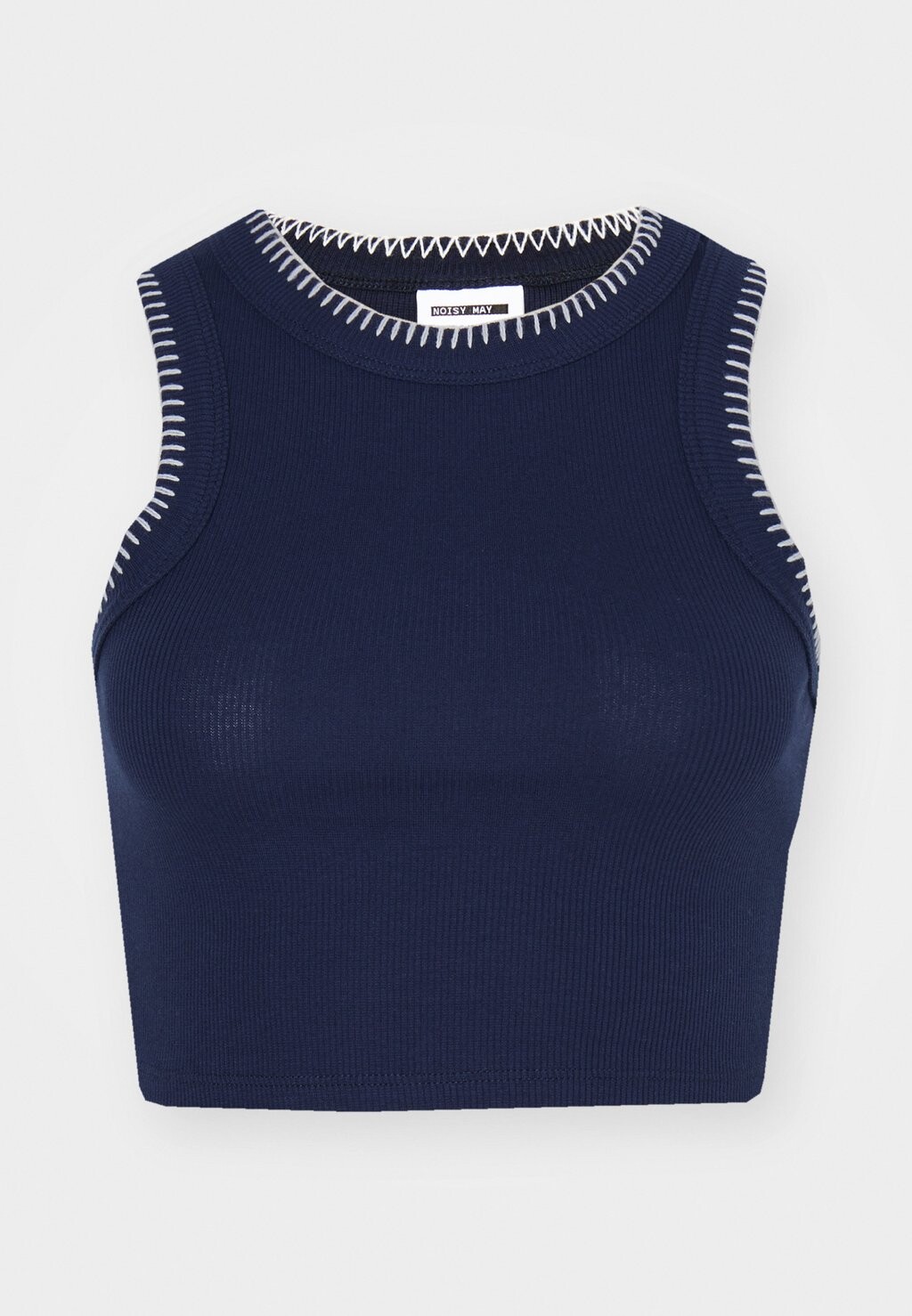 Топ NMYELLE CROPPED Noisy May, темно-синий 
Топ NMYELLE CROPPED Noisy May, темно-синий