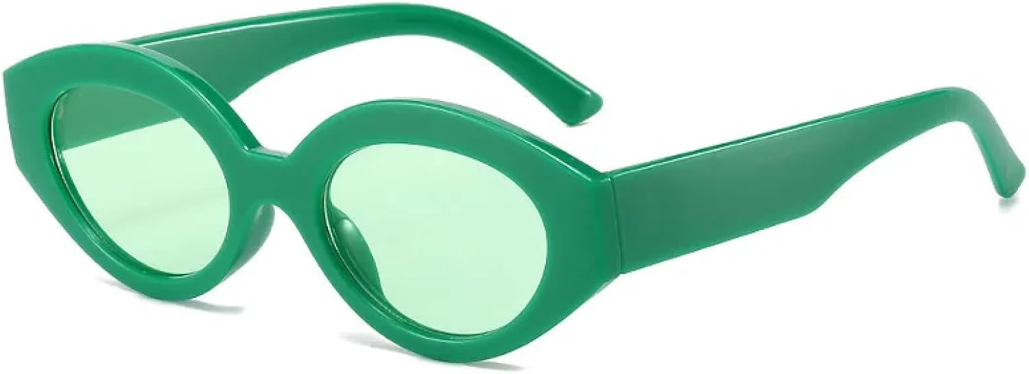 Модные солнцезащитные очки «кошачий глаз» для женщин, популярные винтажные панк-очки овальной формы, трендовые, разноцветные, с защитой от УФ-излучения UV400 TVTBBVV, Green-green
Модные солнцезащитные очки «кошачий глаз» для женщин, популярные винтажные панк-очки овальной формы, трендовые, разноцветные, с защитой от УФ-излучения UV400 TVTBBVV, Green-green