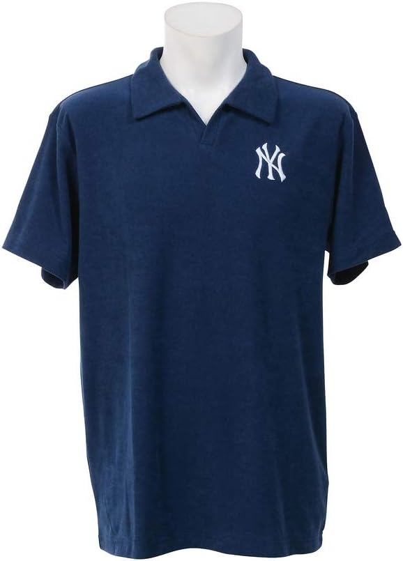 Мужская бейсбольная футболка-поло Majestic MM04NYK0017 с коротким рукавом и ворсом, темно-синий
Мужская бейсбольная футболка-поло Majestic MM04NYK0017 с коротким рукавом и ворсом, темно-синий