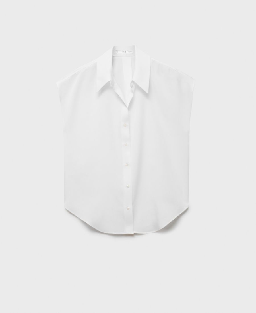 Женская майка без рукавов из лиоцелла MANGO, Off White
Женская майка без рукавов из лиоцелла MANGO, Off White